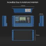 20A Upgraded Solar Charge Controller with Dual USB