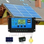 100A Solar Charge Controller with Dual USB Ports
