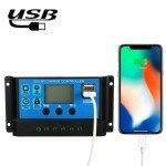 100A Solar Charge Controller with Dual USB Ports