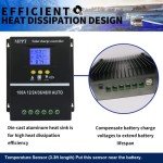 80A MPPT Solar Charge Controller with LCD Display