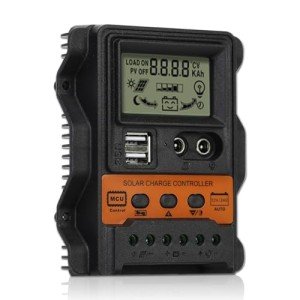 30A Solar Charge Controller with LCD Display & USB