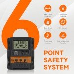 30A Solar Charge Controller with LCD Display & USB