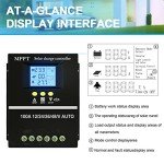 60A MPPT Solar Charge Controller with LCD Display