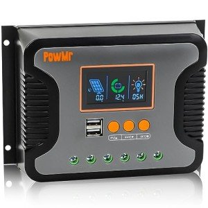 80A Solar Charge Controller with Adjustable LCD Display