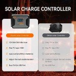 80A Solar Charge Controller with Adjustable LCD Display