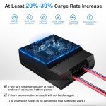 POWOXI 8A Solar Charge Controller for 12V Batteries