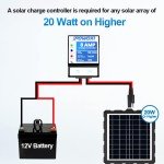 POWOXI 8A Solar Charge Controller for 12V Batteries