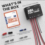LiTime 20A PWM Solar Charging Controller with Bluetooth