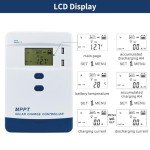 GCSOAR 20A MPPT Solar Charge Controller with Bluetooth