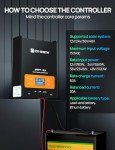 ECO-WORTHY 60A Bluetooth MPPT Solar Charge Controller