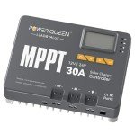 Power Queen 30A MPPT Solar Charge Controller with Bluetooth