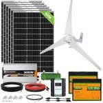 1000W Solar Wind Power Kit for Off-Grid Use