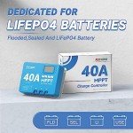 Redodo 40 Amp MPPT Solar Charge Controller with Bluetooth