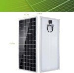 100W Monocrystalline Solar Panel Kit for Off-Grid Use