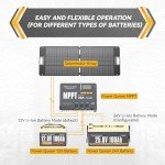 Power Queen 30A MPPT Solar Charge Controller with Bluetooth