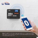 LiTime 30A MPPT Solar Charge Controller with Bluetooth