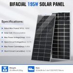 ECO-WORTHY 600W Solar Tracker System with Bifacial Panels