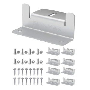 Lightweight Aluminum Solar Panel Mounting Z Brackets