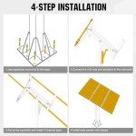 ECO-WORTHY 600W Solar Tracker System with Bifacial Panels