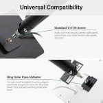 Universal Solar Panel Wall Mount for Security Cameras