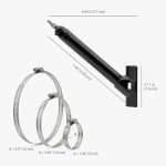 Universal Solar Panel Pole Mount, Adjustable & Drill-Free