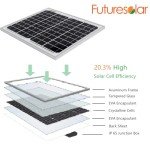 15W High Efficiency Solar Panel for Various Uses