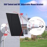 Vuebee 4W Solar Panel for Security Cameras