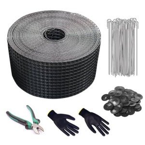 Solar Panel Bird Guard Mesh with Clips and Tools