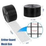 Solar Panel Bird Guard Mesh with Clips and Tools