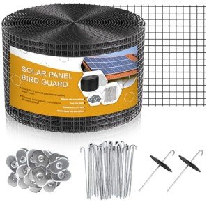 Solar Panel Bird Guard Mesh with Fasteners