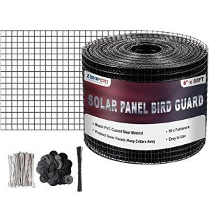 Solar Panel Bird Guard with Stainless Steel Fasteners