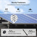 Solar Panel Bird Guard with Stainless Steel Fasteners