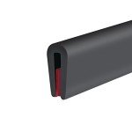 Self-Adhesive Rubber Edge Trim for Metal Sheets