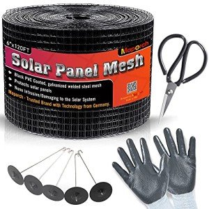 Bird Proofing Solar Panel Mesh Screen Kit 120ft