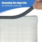 Self-Adhesive Rubber Edge Trim for Metal Sheets