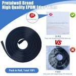 Self-Adhesive Rubber Edge Trim for Metal Sheets