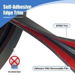 Self-Adhesive Rubber Edge Trim for Metal Sheets