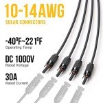 BougeRV Solar Y Branch Connectors for Panel Connections