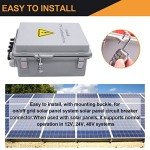 Mannk 4-String Waterproof Solar Combiner Box