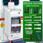 CNLonQcom 32 Amp Solar Panel Disconnect Switch