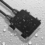 Waterproof Solar Junction Box with 11AWG Connector