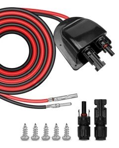 TIKSCIENCE Weatherproof Solar Cable Junction Box with Connector