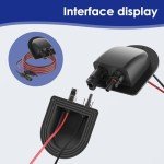 Waterproof Solar Junction Box with 10Ft Cable