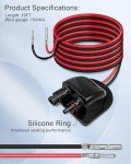 TIKSCIENCE Weatherproof Solar Cable Junction Box with Connector
