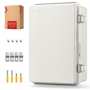 Waterproof Outdoor Electrical Junction Box - Grey