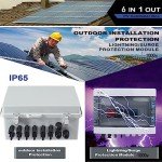 6 String Solar Combiner Box with Surge Protection