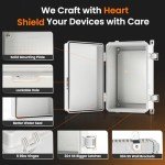 QILIPSU Outdoor Waterproof Electrical Junction Box