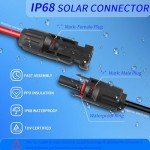 Solar Cable Entry Gland with 10Ft Extension Cable