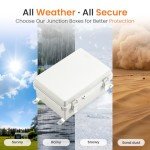 QILIPSU Outdoor Waterproof Electrical Junction Box