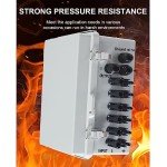 6 String Solar Combiner Box with Surge Protection
